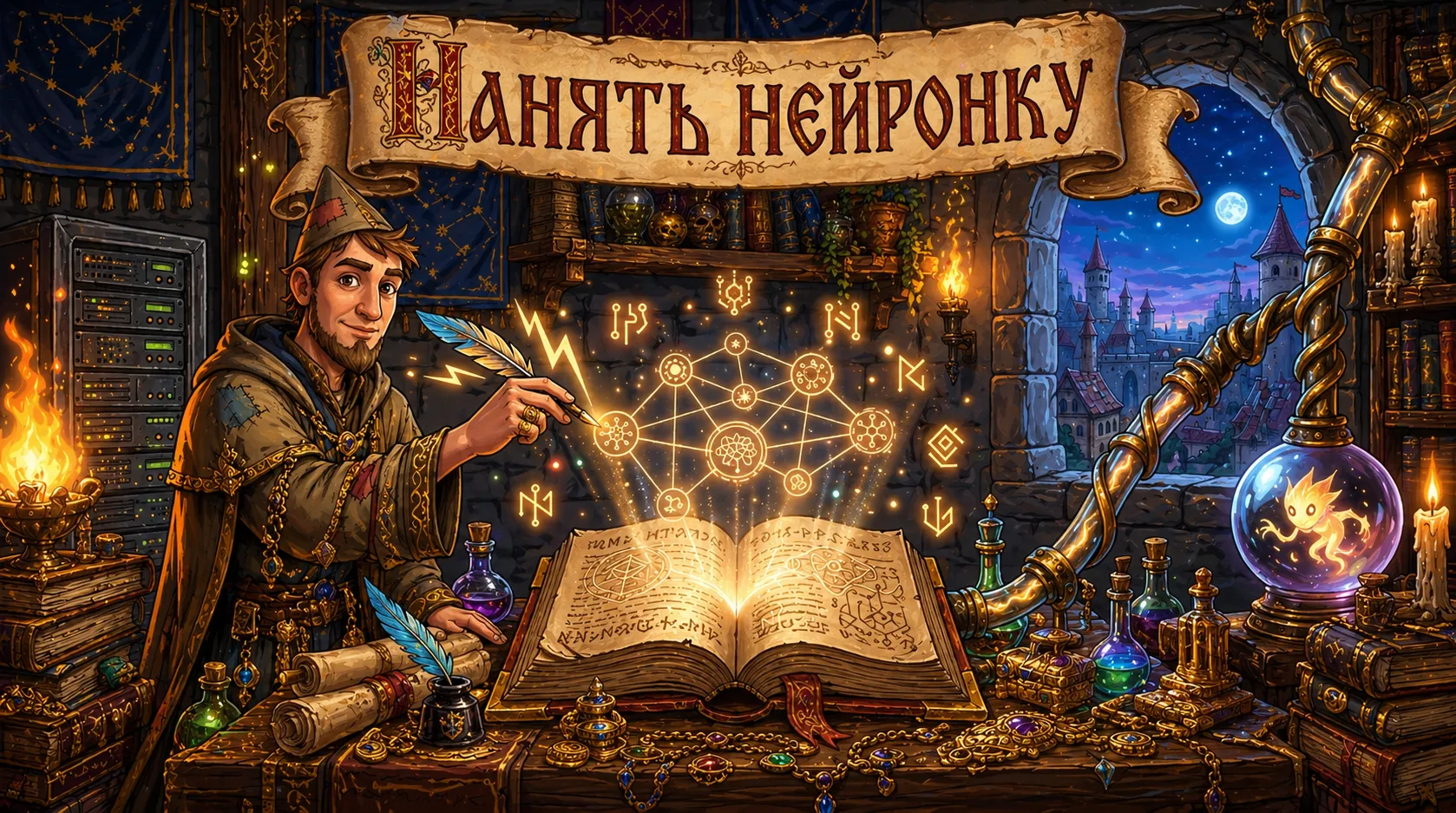 Нанять нейронку